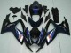 Carenados Moto Suzuki GSXR 600/750 2006-2007 - Negro Brillante Azul Fabricantes