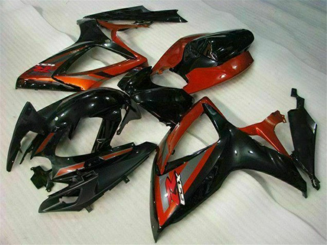 Carenados Moto Suzuki GSXR 600/750 2006-2007 - Negro Brillante Rojo Fabricantes