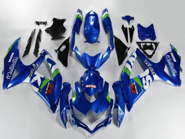 Carenados Moto Suzuki GSXR 600/750 2008-2010 - Azul Blanco Verde Negro Fabricantes