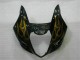 Carenados Moto Suzuki GSXR 1000 2003-2004 - Negro Brillante Oro Llama Fabricantes