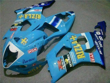 Carenados Moto Suzuki GSXR 1000 2003-2004 - Azul Blanco Amarillo Rizla Fabricantes