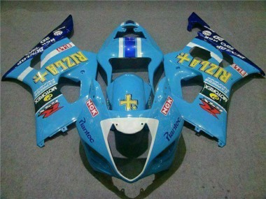 Carenados Moto Suzuki GSXR 1000 2003-2004 - Azul Blanco Amarillo Rizla Fabricantes