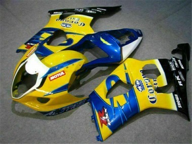 Carenados Moto Suzuki GSXR 1000 2003-2004 - Amarillo Azul Blanco Rojo Corona Motul Fabricantes
