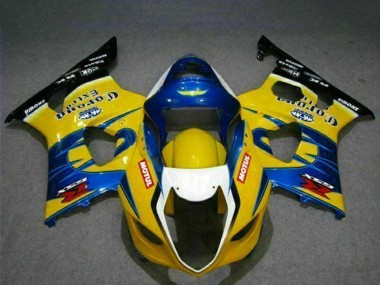 Carenados Moto Suzuki GSXR 1000 2003-2004 - Amarillo Azul Blanco Rojo Corona Motul Fabricantes