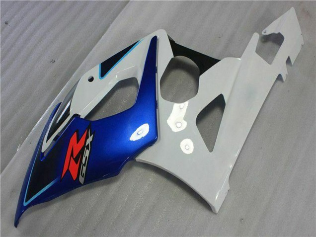 Kits Carenado Moto Suzuki GSXR 1000 2005-2006 - Blanco Azul Negro Brillante Fabricantes