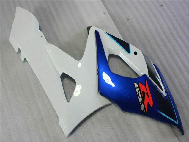 Kits Carenado Moto Suzuki GSXR 1000 2005-2006 - Blanco Azul Negro Brillante Fabricantes