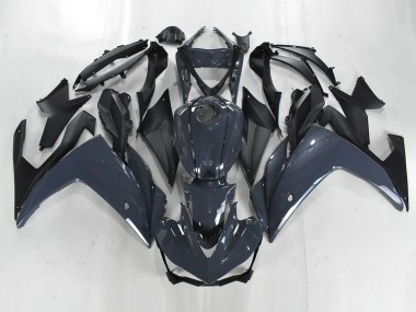 Carenados Moto Yamaha YZF R3/R25 2015-2018 - Gris Oscuro Negro Mate Fabricantes