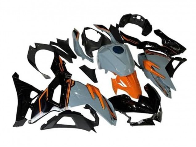 Carenados Moto Kawasaki Ninja 500 EX500R 2024-2025 - Nardo Gris Naranja Negro Fabricantes