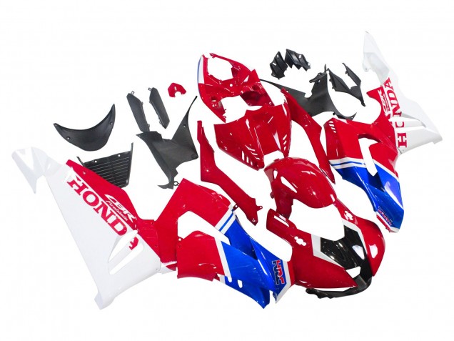 Kits Carenados Moto Honda CBR1000RR-R 2020-2023 - Blanco Rojo Azul HRC Fabricantes
