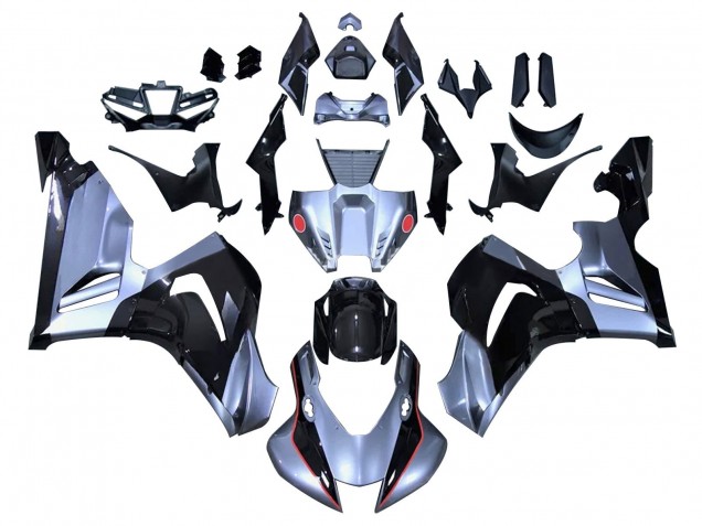 Carenados Moto Honda CBR1000RR-R 2020-2023 - Plata Negro Brillante Fabricantes