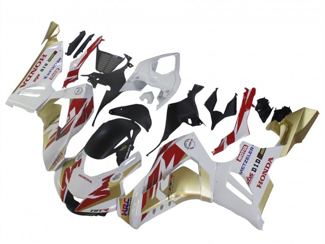 Carenados Moto Honda CBR1000RR-R 2020-2023 - Blanco Rojo Oro Motul HRC Fabricantes