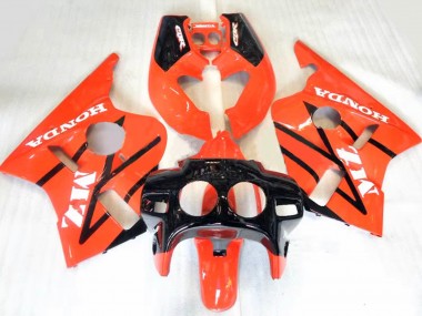 Carenados Moto Honda CBR400RR NC23 1987-1989 - Naranja Negro Brillante Fabricantes
