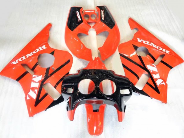 Carenados Moto Honda CBR400RR NC23 1987-1989 - Naranja Negro Brillante Fabricantes
