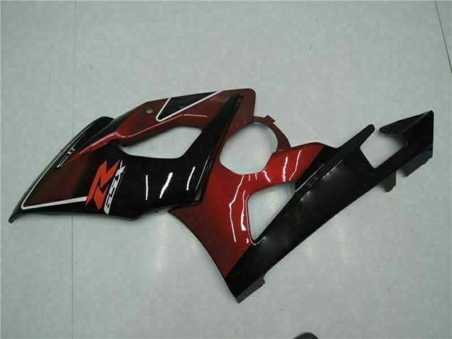 Carenado Moto Suzuki GSXR 1000 2005-2006 - Rojo Negro Brillante Fabricantes