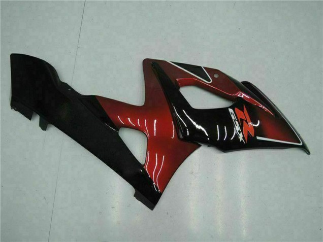 Carenado Moto Suzuki GSXR 1000 2005-2006 - Rojo Negro Brillante Fabricantes
