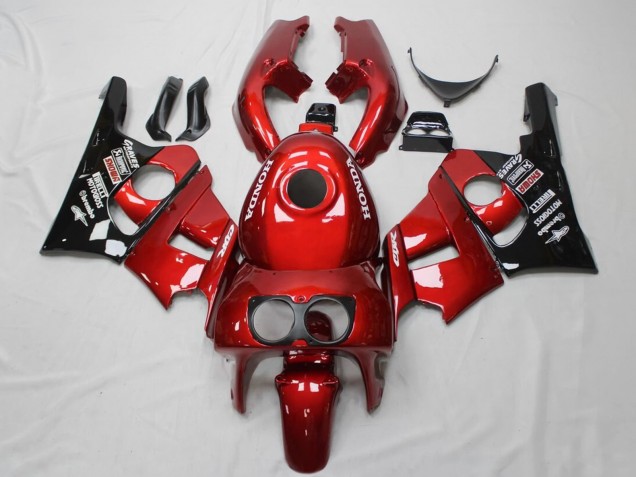 Carenados Moto Honda CBR400RR NC29 1990-1999 - Rojo Negro Brillante Fabricantes