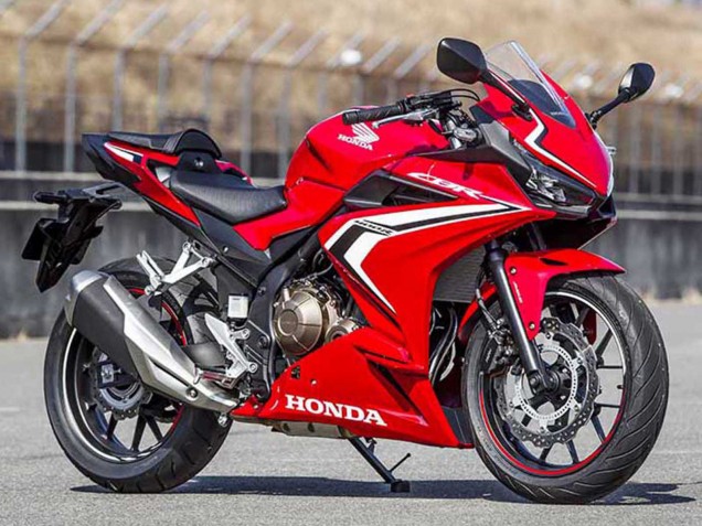 Carenados Moto Honda CBR400R 2022 - Rojo Blanco Negro Brillante Raya Fabricantes