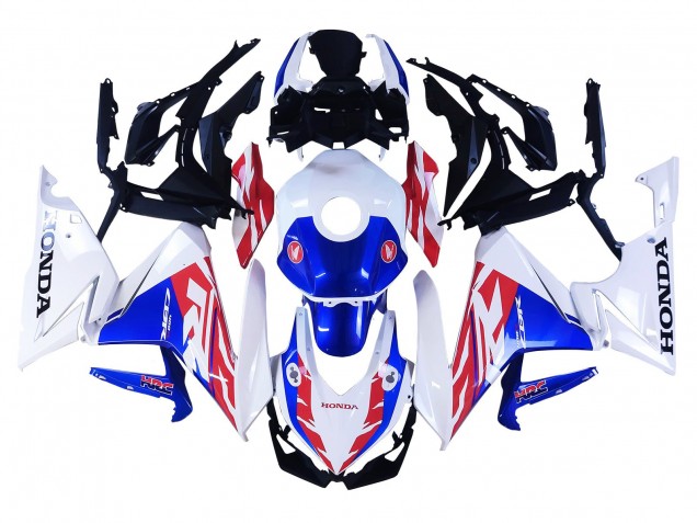 Carenado Moto Honda CBR400R 2022 - Blanco Rojo Azul Fabricantes