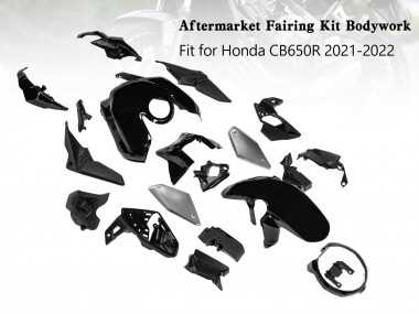 Carenados Moto Honda CB650R 2019-2022 - Negro Brillante Fabricantes