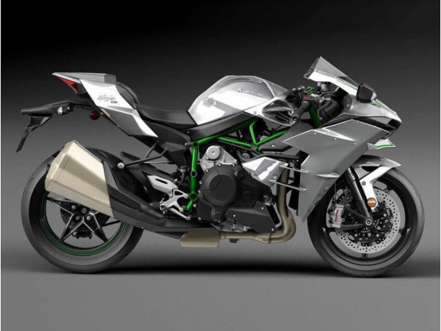 Carenados Moto Kawasaki Ninja H2 2015-2022 - Plata Fabricantes