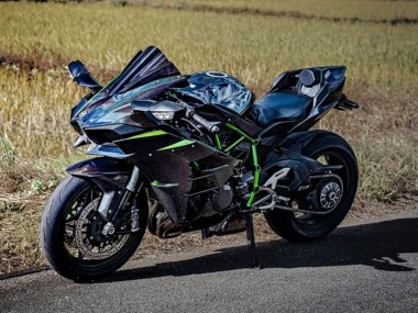 Carenados Moto Kawasaki Ninja H2 2015-2022 - Negro Azul Camaleón Verde Fabricantes