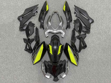Carenados Moto Kawasaki Z400 2018-2024 - Negro Mate Amarillo Fabricantes