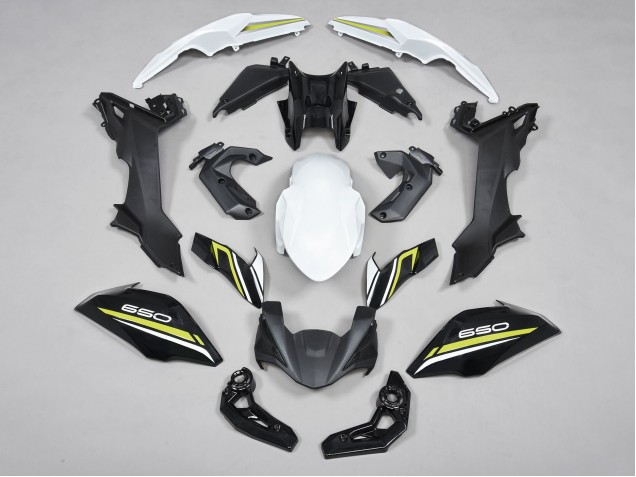 Carenados Moto Kawasaki Ninja Z650 2017-2019 - Negro Blanco Amarillo Fabricantes