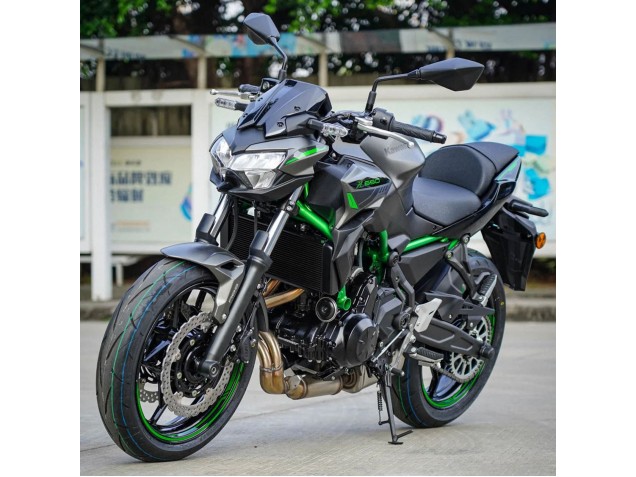 Carenados Moto Kawasaki Ninja Z650 2020-2023 - Negro Verde Fabricantes