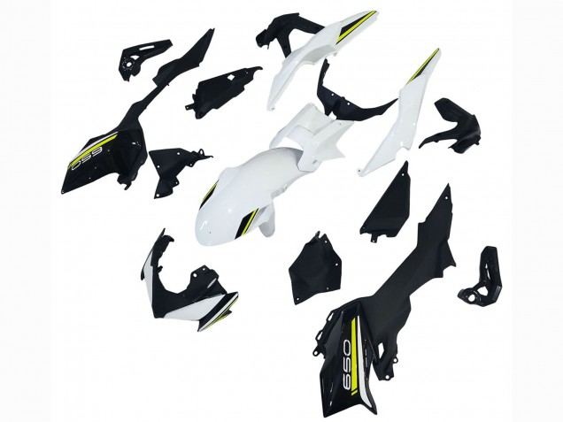 Carenados Moto Kawasaki Ninja Z650 2020-2023 - Blanco Negro Verde Fabricantes