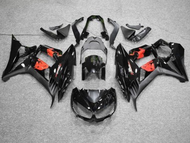 Carenados Moto Kawasaki Z1000SX 2010-2016 - Negro Brillante Negro Mate Rojo Bull Fabricantes