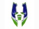 Carenados Moto Kawasaki ZXR250 1989-1990 - Verde Blanco Azul Fabricantes