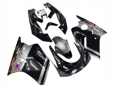 Carenados Moto Kawasaki ZXR250 1989-1990 - Negro Brillante Gris Elf Touch4 Bridgestone Fabricantes