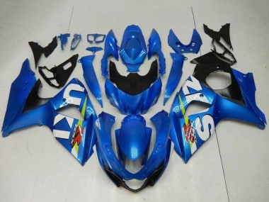 Kits Carenado Moto Suzuki GSXR 1000 2009-2016 - Azul Verde Blanco Fabricantes