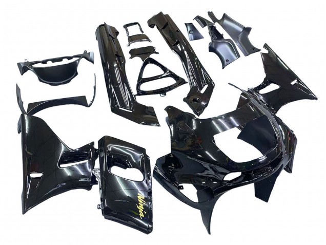 Carenados Moto Kawasaki ZZR400 1993-2007 - Negro Brillante Oro Ninja Fabricantes