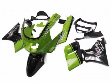 Carenados Moto Kawasaki ZZR400 1993-2007 - Verde Negro Brillante Elf Touch4 Bridgestone Fabricantes