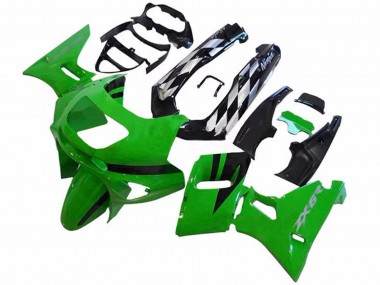 Carenados Moto Kawasaki ZZR600 1998-2003 - Verde Negro Brillante Fabricantes