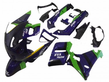 Carenados Moto Kawasaki ZZR400 1993-2007 - Verde Azul Oscuro Púrpura Trick Star EVA Racing Fabricantes