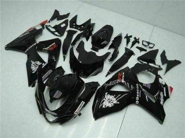 Carenados Moto Suzuki GSXR 1000 2009-2016 - Negro Brillante Rojo Faro Motul Fabricantes