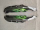 Carenados Moto Kawasaki ZZR1100 1993-2003 - Negro Brillante Verde Llama Fabricantes