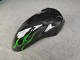 Carenados Moto Kawasaki ZZR1100 1993-2003 - Negro Brillante Verde Llama Fabricantes