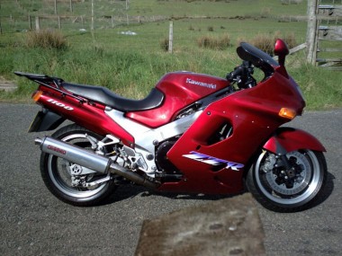 Carenados Moto Kawasaki ZZR1100 1993-2003 - Rojo Oscuro Fabricantes