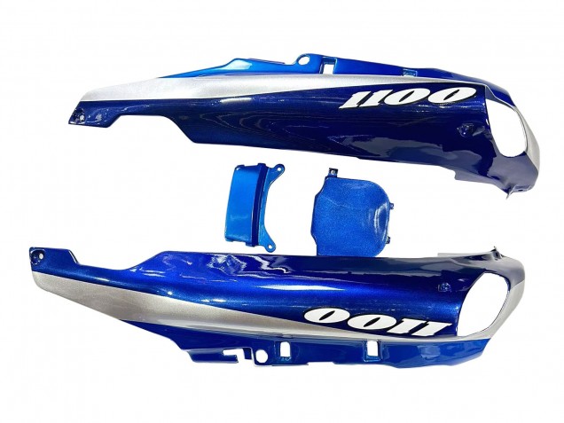 Carenados Moto Kawasaki ZZR1100 1993-2003 - Azul Plata Negro Fabricantes