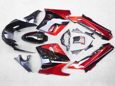 Carenados Moto Kawasaki ZZR1100 1993-2003 - Rojo Negro Fabricantes