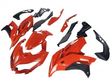 Carenados Moto Kawasaki Versys 650 2015-2021 - Rojo Negro Mate Fabricantes