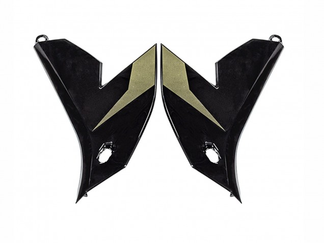 Carenados Moto Kawasaki Versys 650 2022-2025 - Verde Oscuro Negro Fabricantes