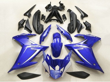 Carenado Moto Yamaha FZ6R 2009-2015 - Azul Blanco Fabricantes