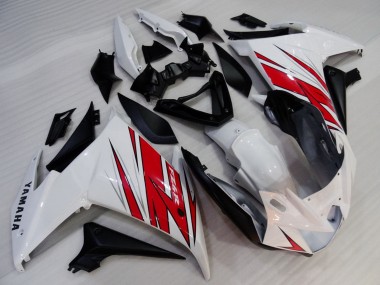 Carenados Moto Yamaha FZ6R 2009-2015 - Blanco Rojo Negro Fabricantes