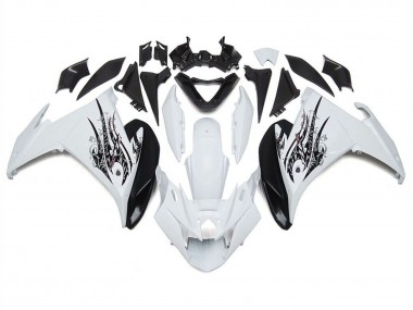 Carenados Moto Yamaha FZ6R 2009-2015 - Blanco Negro Fabricantes