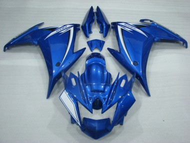 Carenados Moto Yamaha FZ6R 2009-2015 - Azul Blanco Fabricantes
