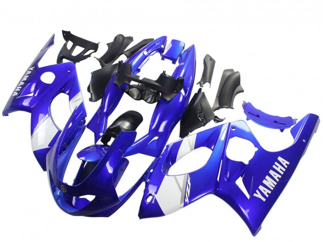 Carenado Moto Yamaha YZF600R Thundercat 1996-2007 - Azul Blanco Plata Fabricantes